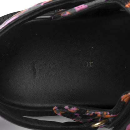 Christian Dior Technical Fabric Mizza Print Dioract Sandals 38 Multicolor 7 of 10