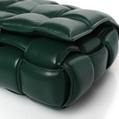 Bottega Veneta Lambskin Maxi Intreccio Padded Chain Cassette Crossbody Bag Raintree 9 of 9