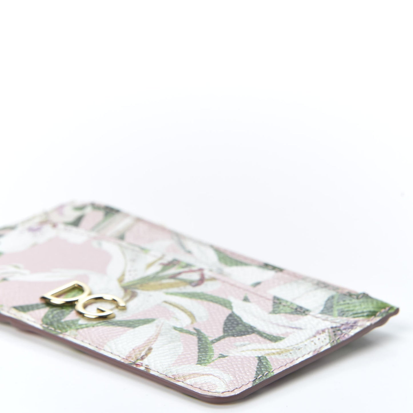 Dauphine Floral Print Zip Card Holder Multicolor