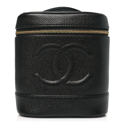 Chanel Caviar Vanity Cosmetic Case Black 1 of 11