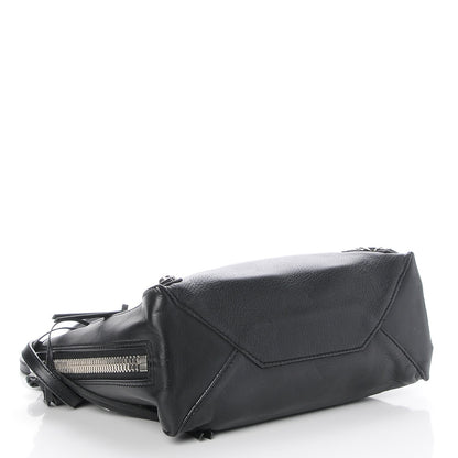 Balenciaga Calfskin Papier Mini A4 Tote Black 5 of 8