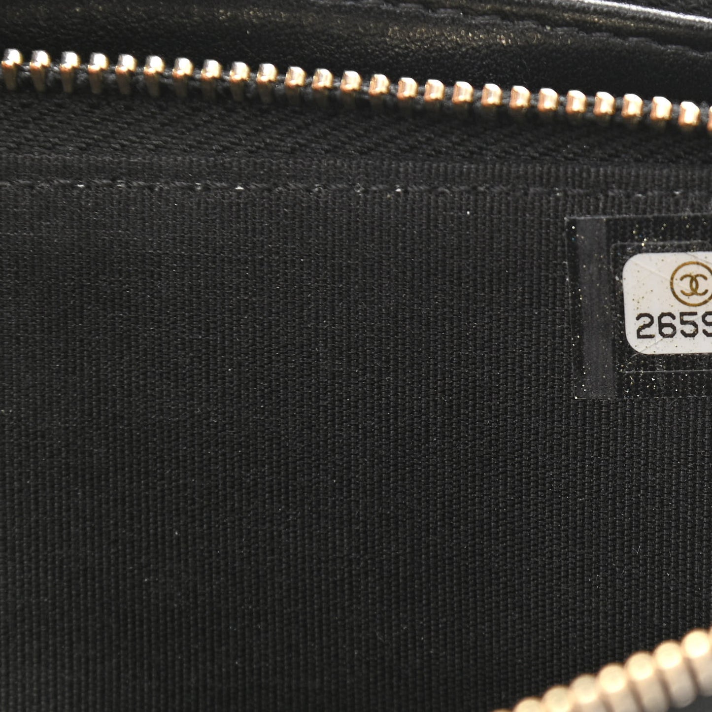 Caviar Chevron Small Boy Clutch With Chain Black