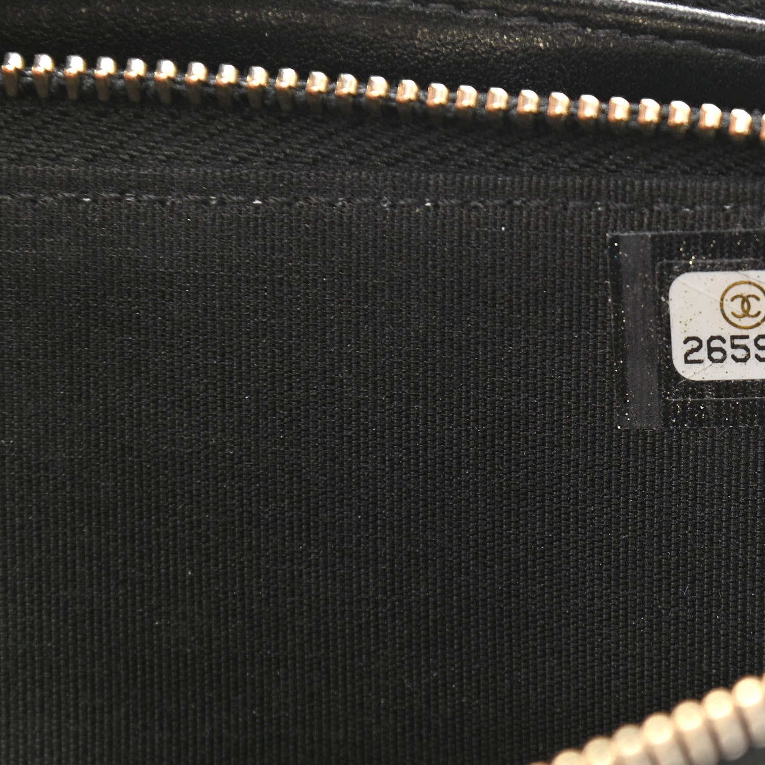 Chanel Caviar Chevron Small Boy Clutch With Chain Black 9 of 11