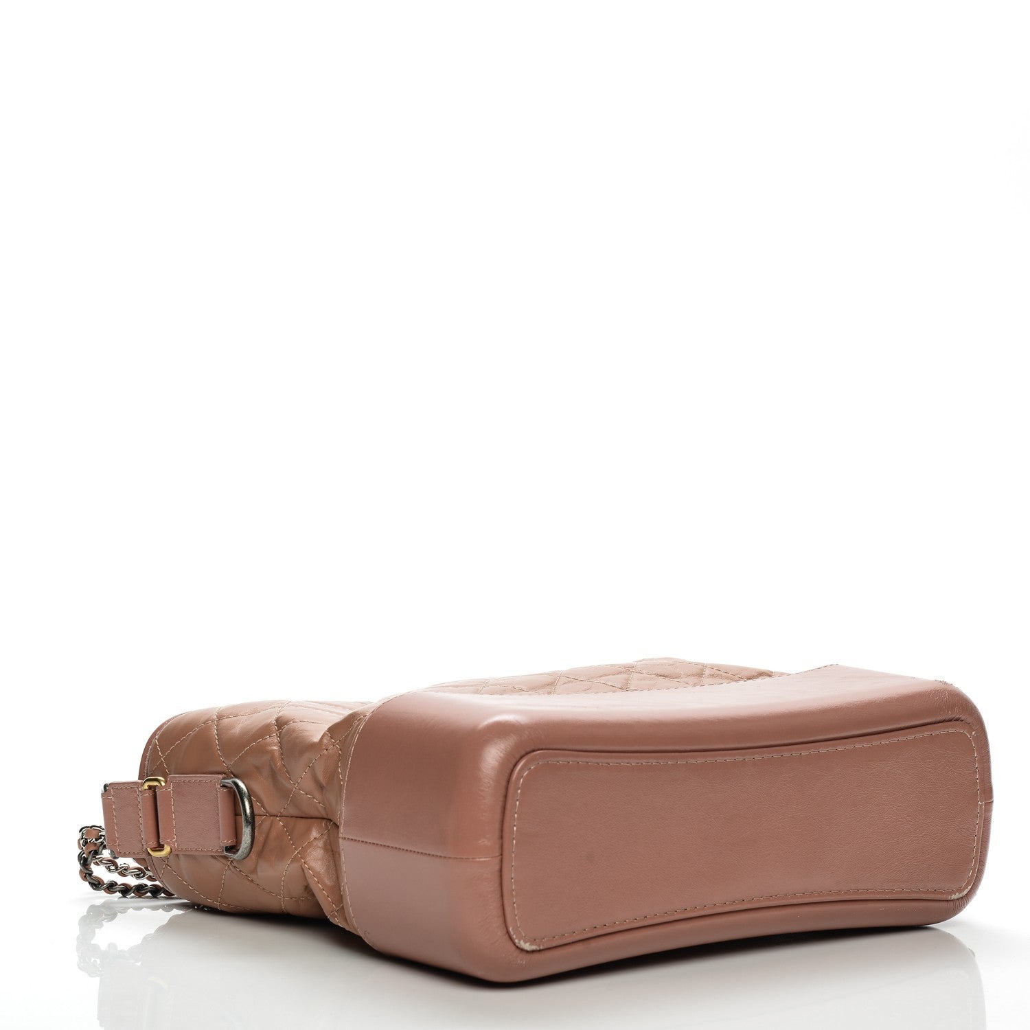 Chanel Aged Calfskin Quilted Medium Gabrielle Hobo Pink 4 of 12