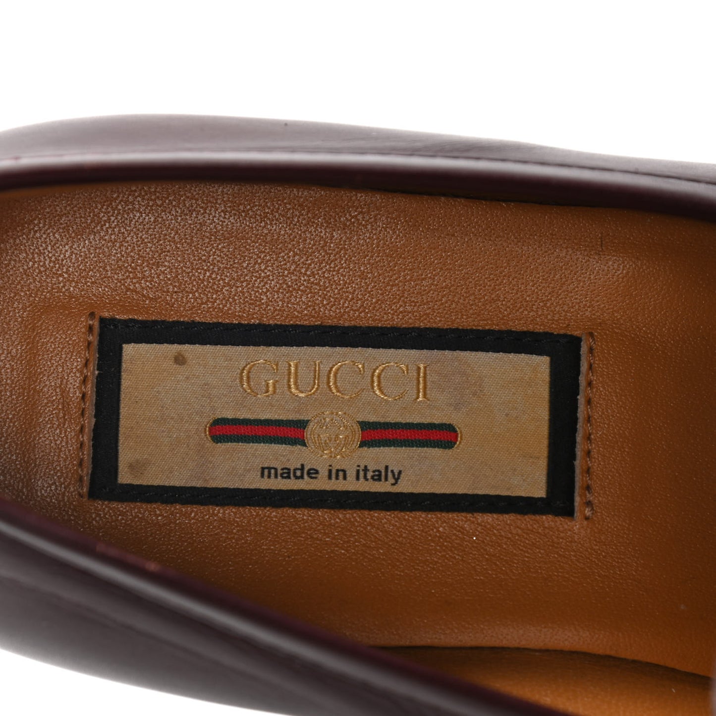 Calfskin Web Interlocking G Tassel Loafers 37.5 Ruby Bordeaux