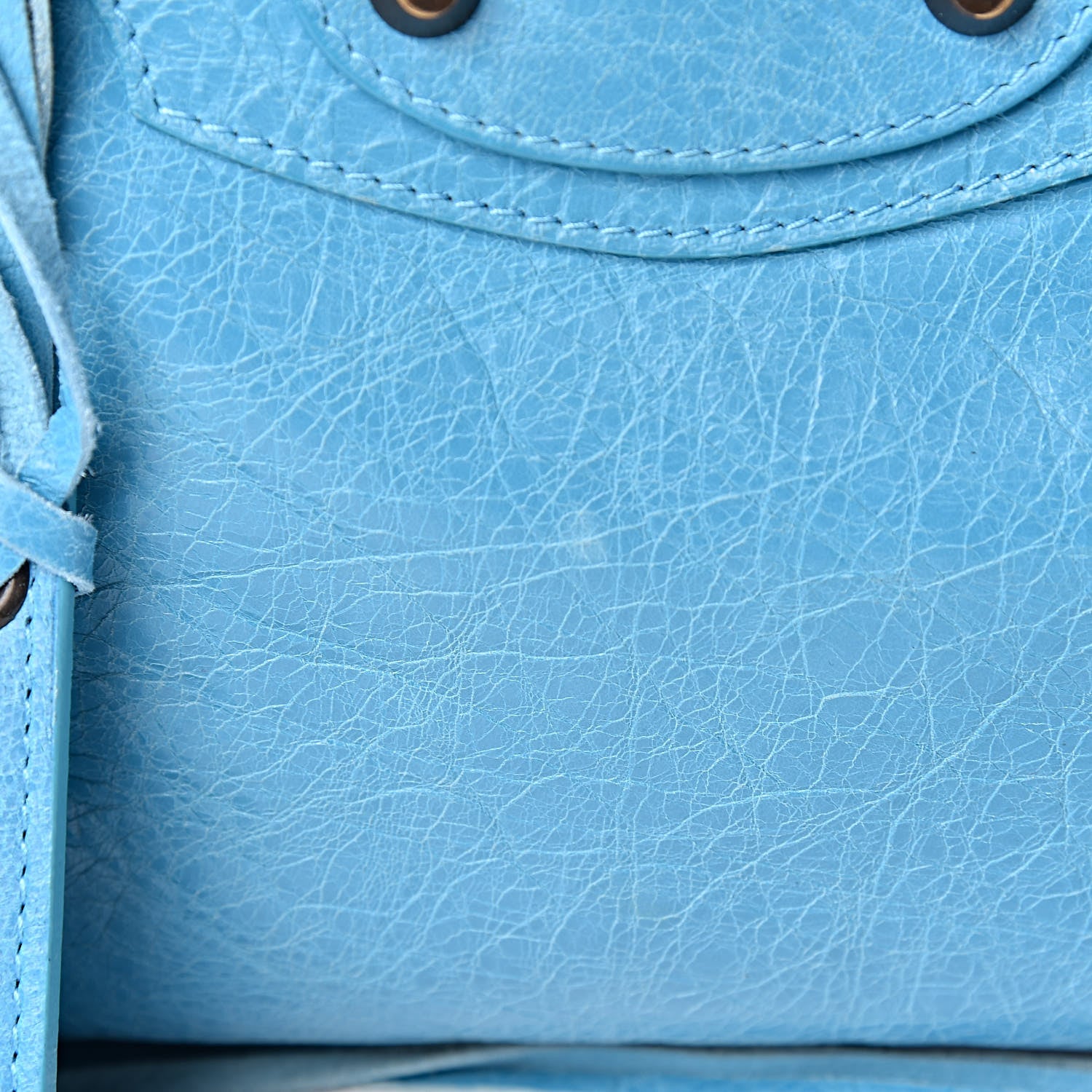 Balenciaga Agneau Classic Hardware City Bleu Paon 12 of 27