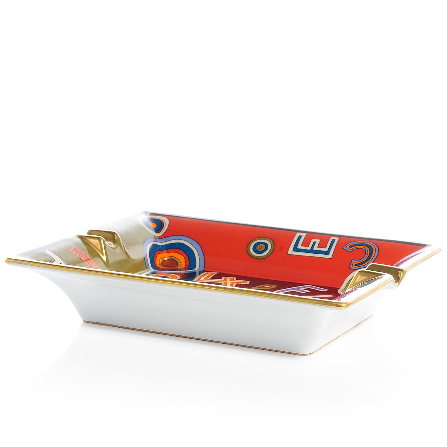 Printed Porcelain Tohu Bohu Ashtray