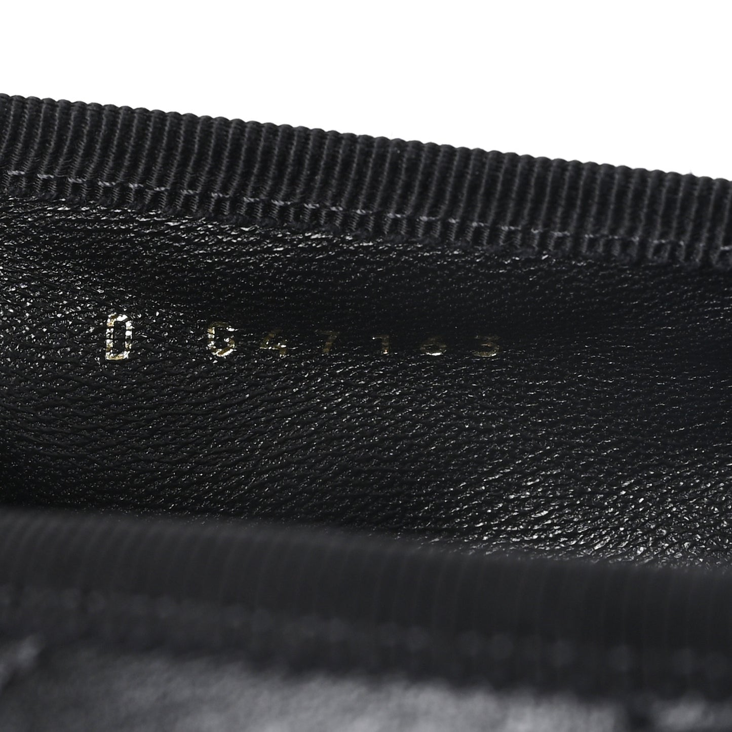 Lambskin Quilted CC Cambon Ballet Flats 42 Black White