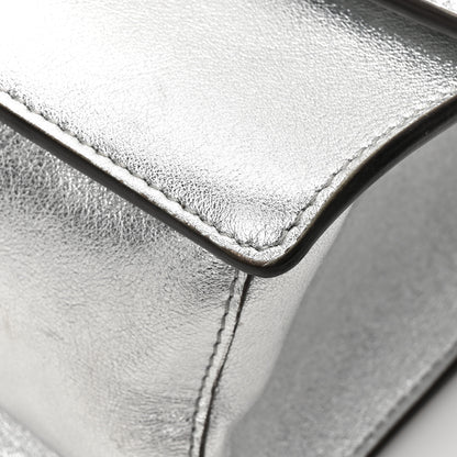 Fendi Vitello Catalan Mirror F is Fendi Small Kan U Shoulder Bag Argento 16 of 20