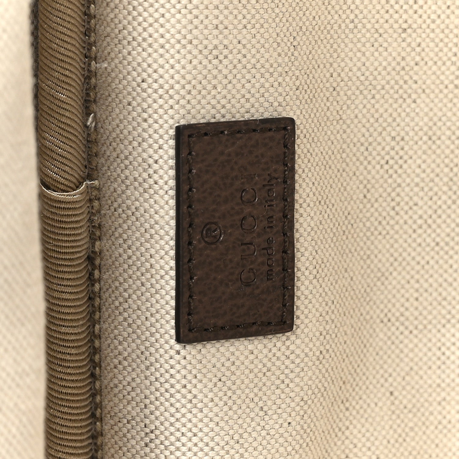 Gucci Monogram Jumbo GG Textured Dollar Calfskin Web Small Savoy Cabin Trolley Camel Ebony New Acero 5 of 8
