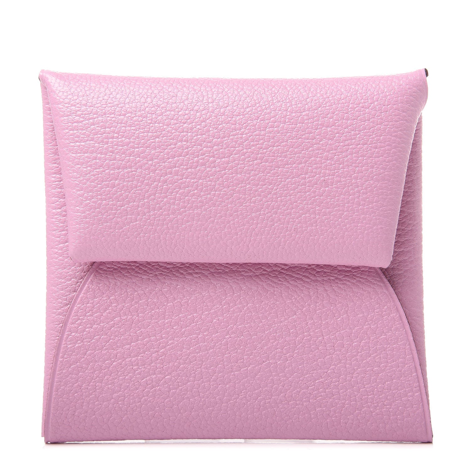 Hermes Chevre Mysore Bastia Coin Purse Mauve Sylvestre 1 of 10