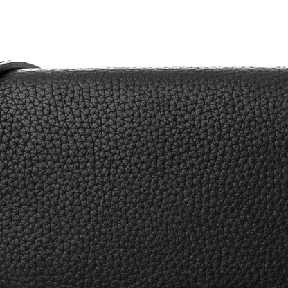 Burberry Signature Grain Medium Burleigh Crossbody Bag Black 8 of 12