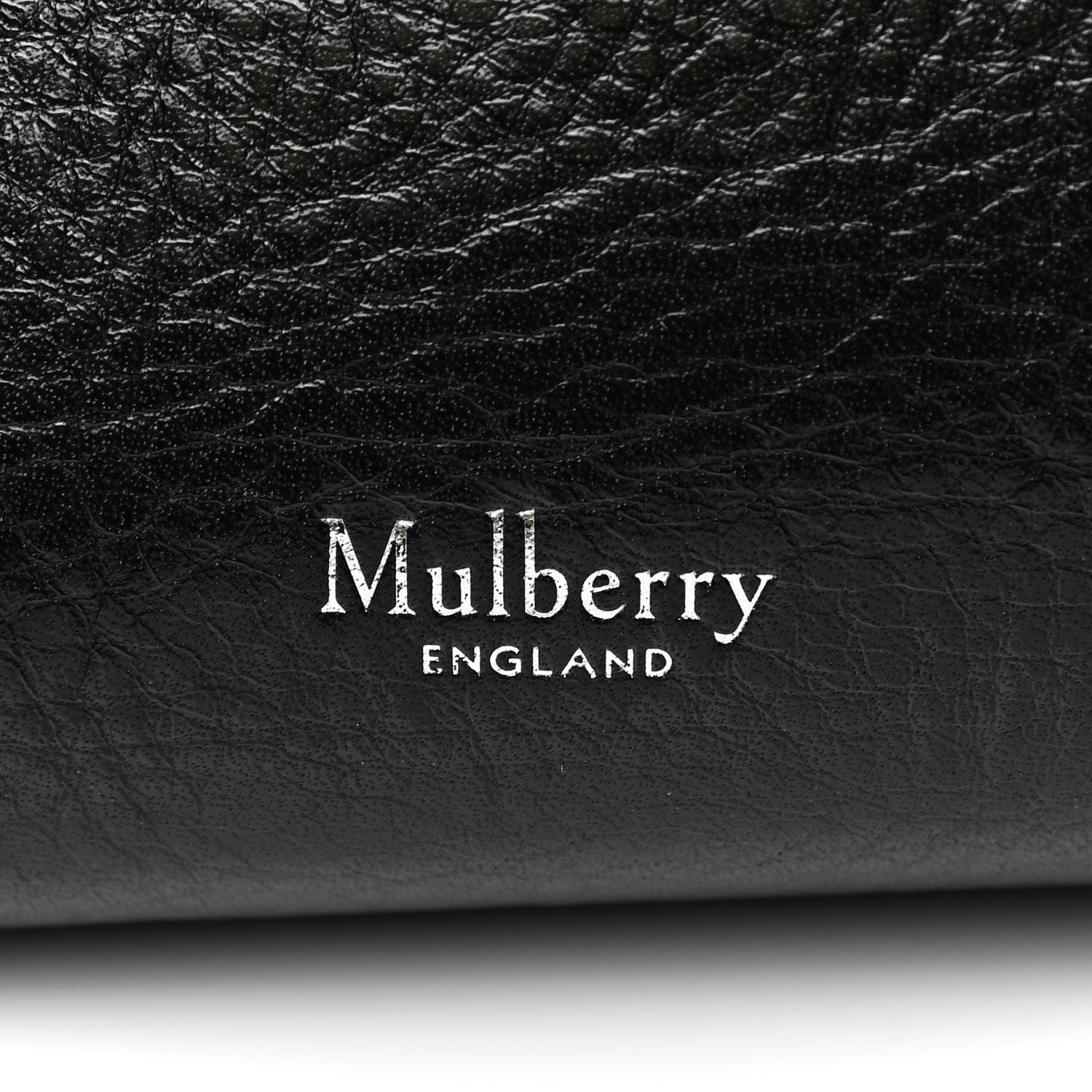 Mulberry Glossy Calfskin Small Iris Tote Black 6 of 11