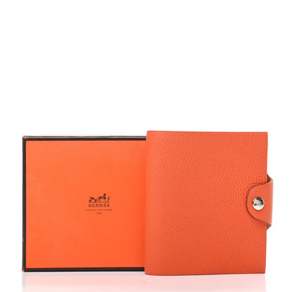 Hermes Togo Ulysse Mini Notebook Orange 10 of 10