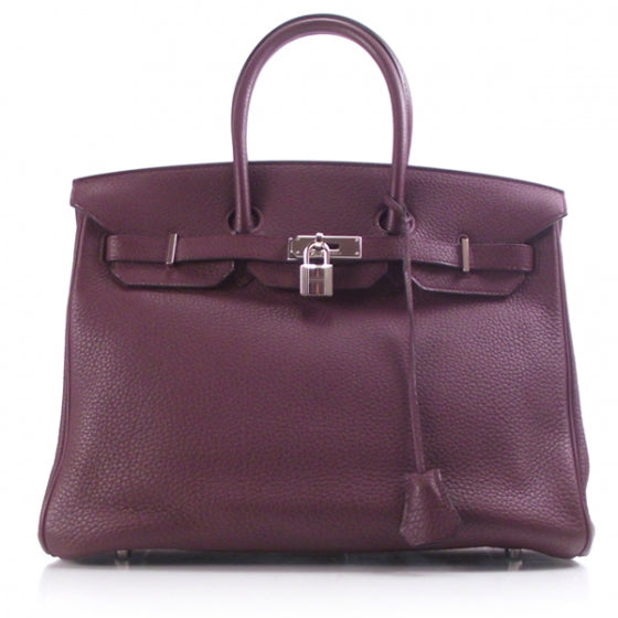 Taurillon Clemence BIRKIN 35 Plum