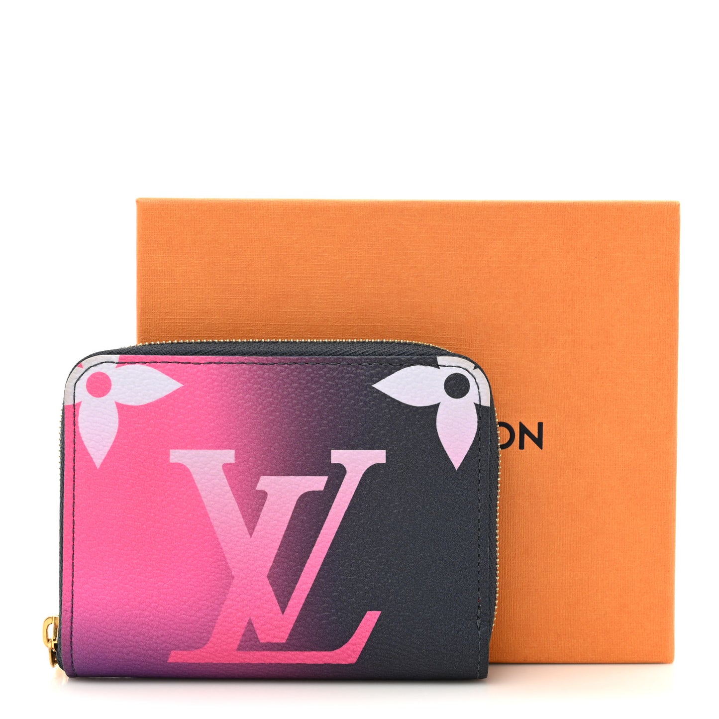 Monogram Giant Spring In The City Zippy Coin Purse Midnight Fuchsia
