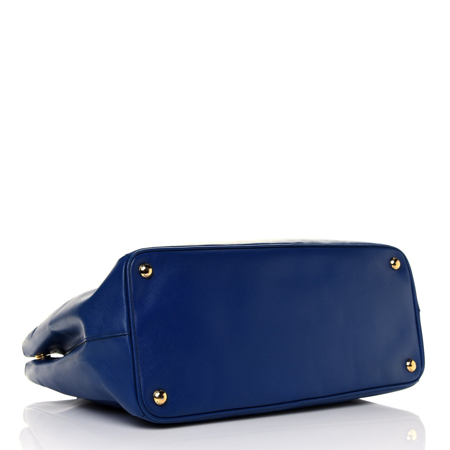 Saffiano Large Galleria Double Zip Tote Bluette