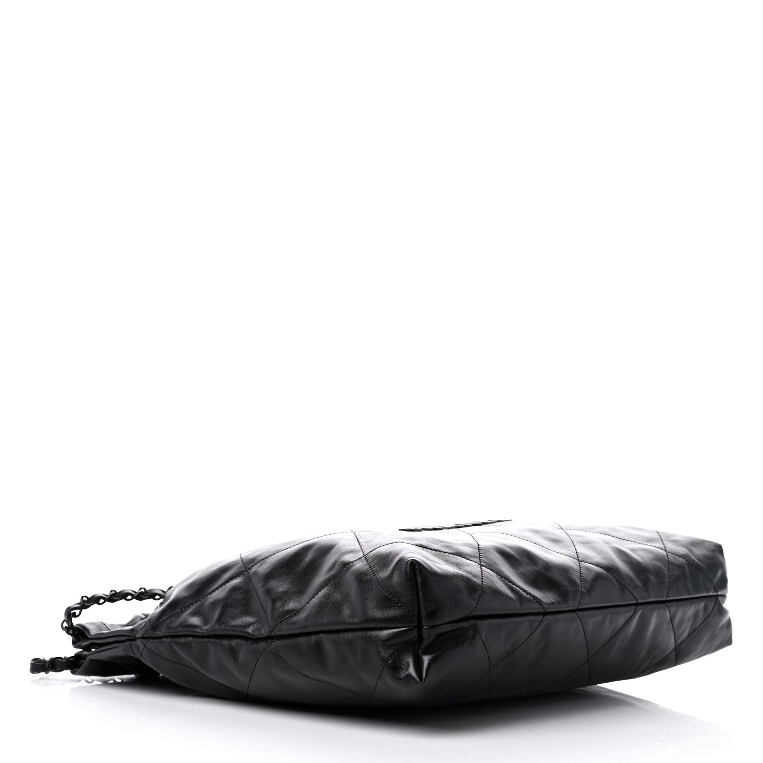Chanel Shiny Calfskin Quilted Chanel 22 So Black 5 of 10