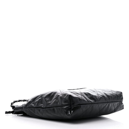 Chanel Shiny Calfskin Quilted Chanel 22 So Black 5 of 10