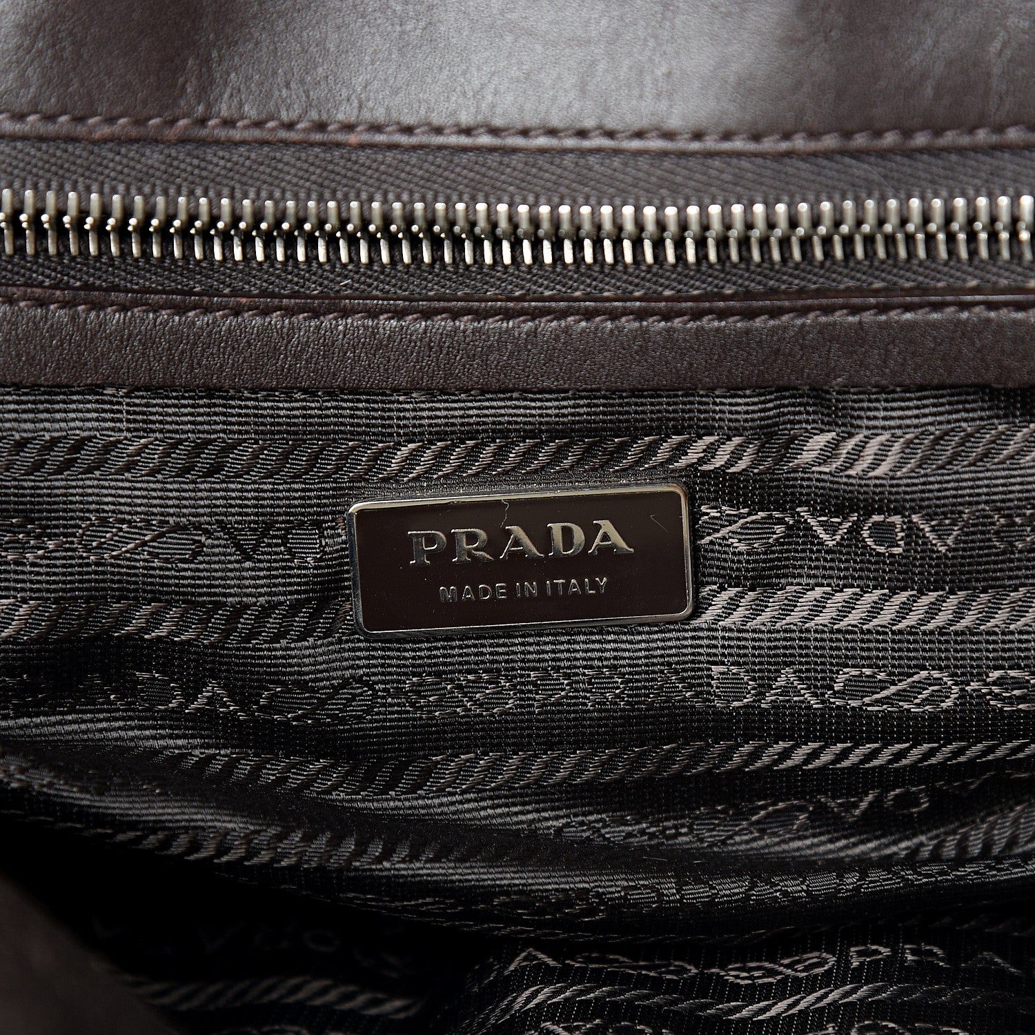 Prada Calf Hair Zebra Print Easy Foldover Pushlock Satchel White Moro 5 of 10