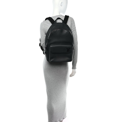Louis Vuitton Grained Calfskin Aerogram Takeoff Backpack Black 2 of 10