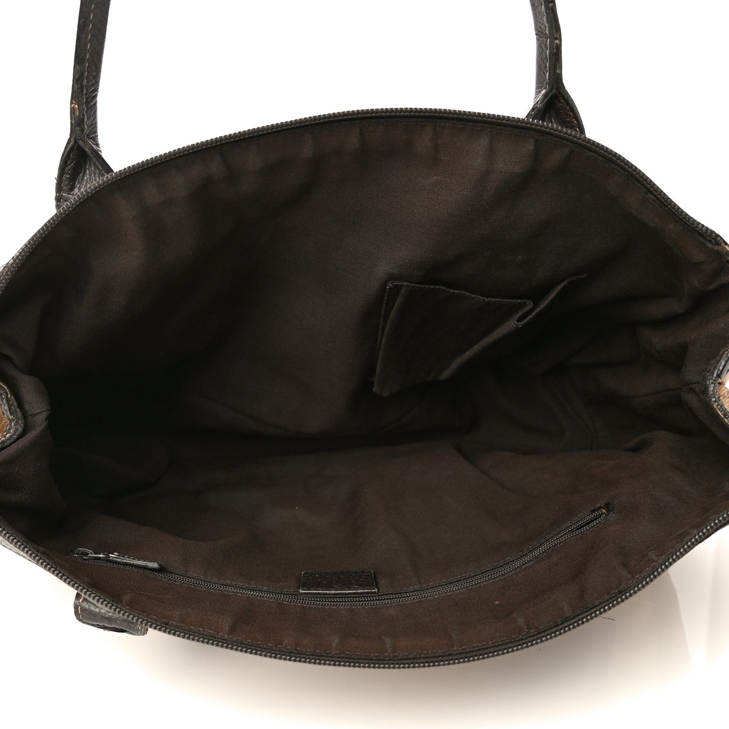 Crystal Monogram Medium Princy Tote Dark Brown