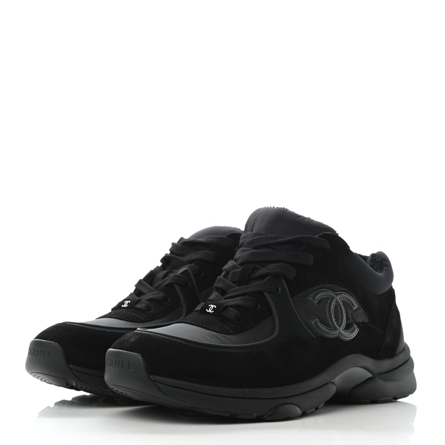 Kid Suede Calfskin Mens Sneakers 41 Black