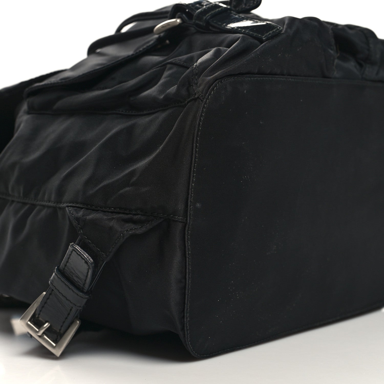 Prada Nylon Vela Medium Backpack Black 8 of 11