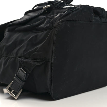 Prada Nylon Vela Medium Backpack Black 8 of 11