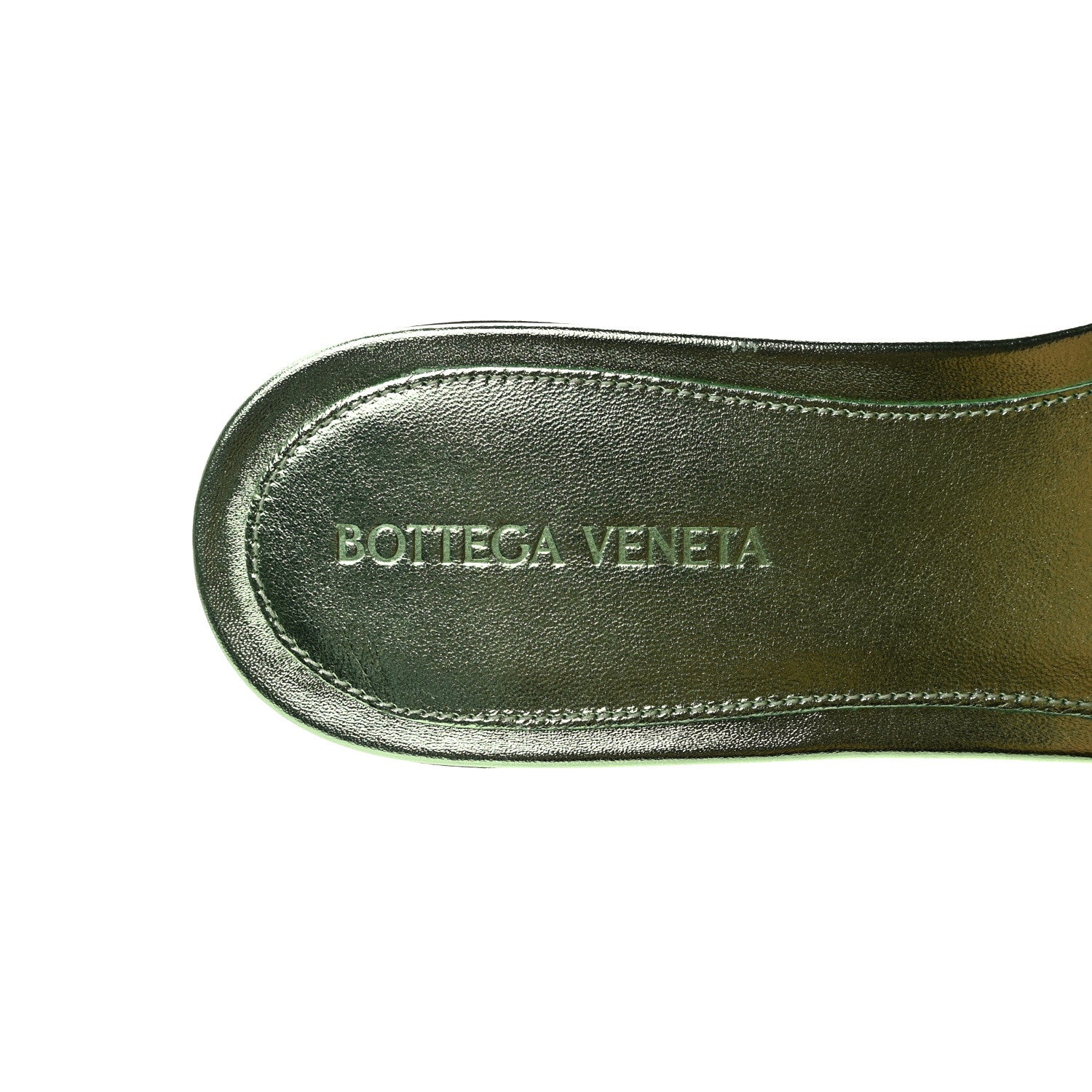 Bottega Veneta Reflection Matelasse Padded Flat Sandals 40 Pistachio 7 of 7
