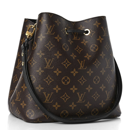 Louis Vuitton Monogram Neonoe MM Black 3 of 19