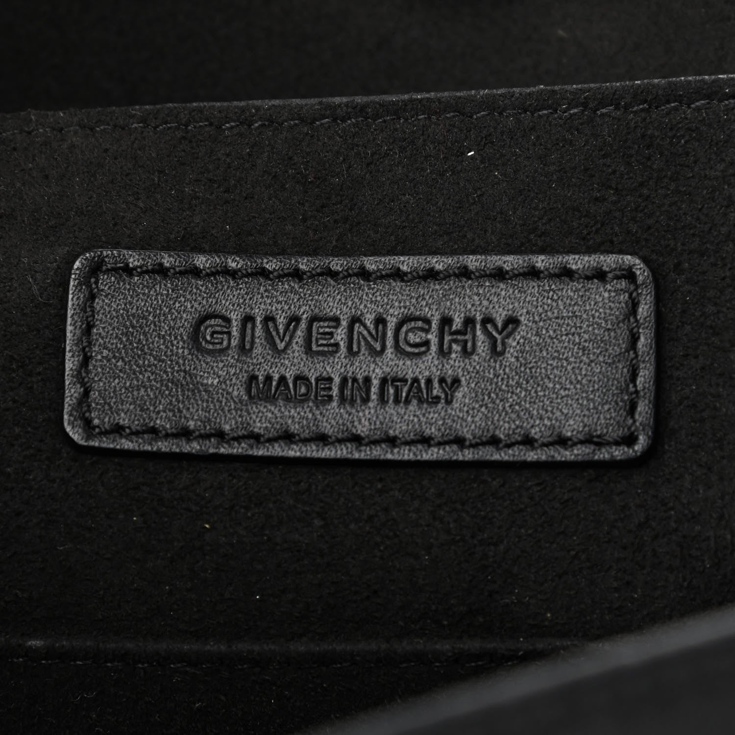 Givenchy Calfskin Crocodile Embossed Medium Shark Lock Satchel Black 8 of 11