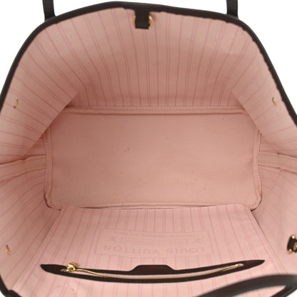 Louis Vuitton Damier Ebene Neo Neverfull MM Rose Ballerine 6 of 13