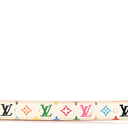 Louis Vuitton Monogram Multicolor Belt 70 28 White 7 of 8