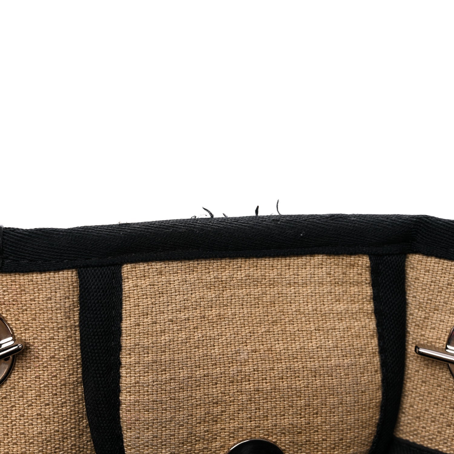 Chanel Canvas Medium Deauville Tote Beige Black 14 of 22
