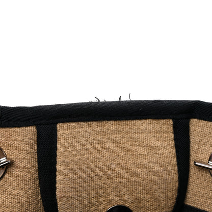 Chanel Canvas Medium Deauville Tote Beige Black 14 of 22