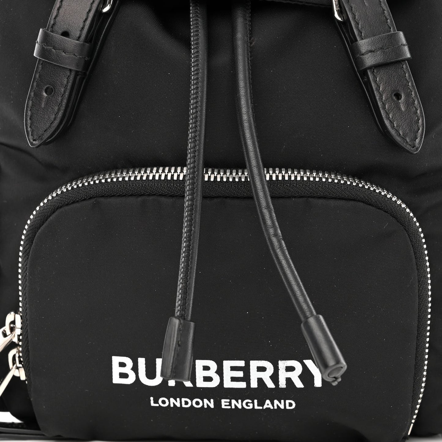 Nylon Logo Print Small Rucksack Backpack