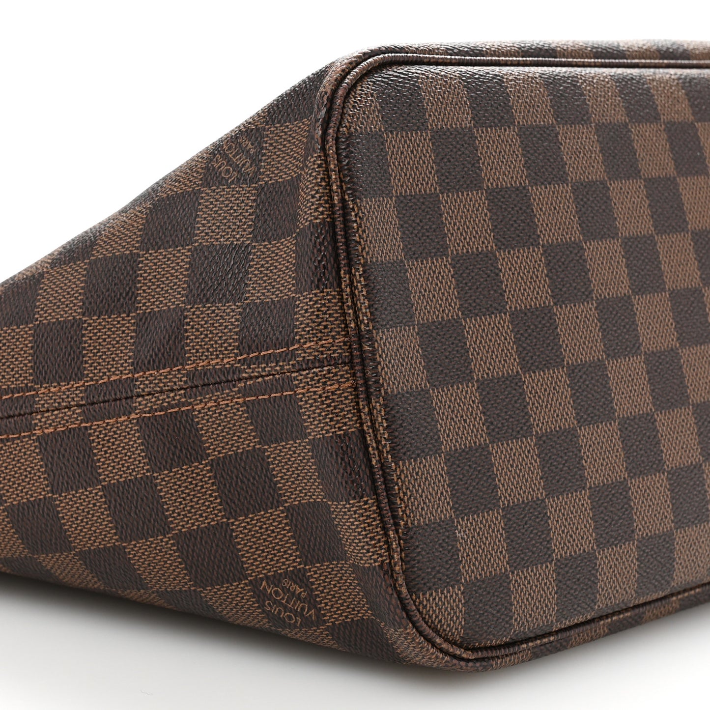 Damier Ebene Neo Neverfull MM Rose Ballerine