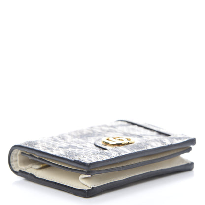 Gucci Snakeskin Ophidia Card Case Wallet Roccia 4 of 9