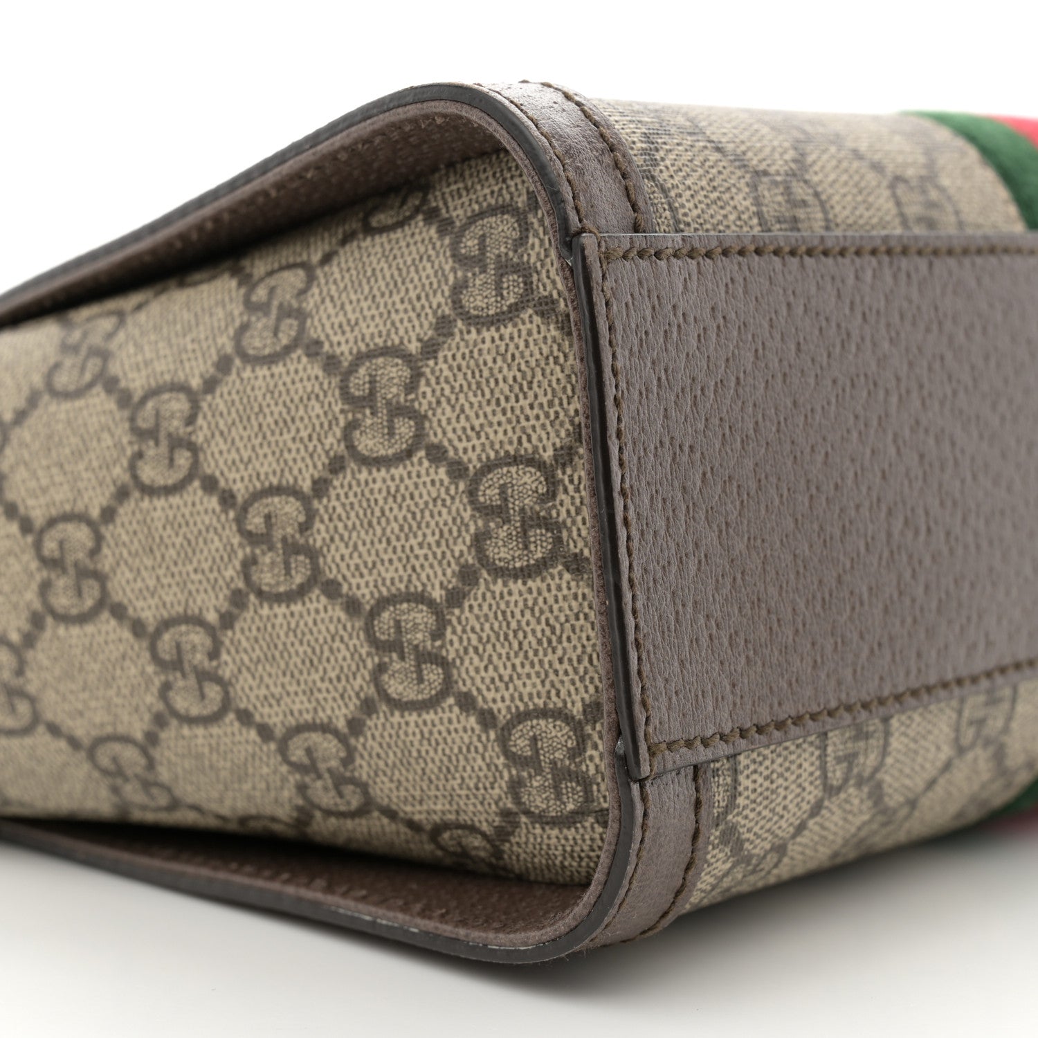 Gucci GG Supreme Monogram Small Ophidia Tote Bag Brown 9 of 13