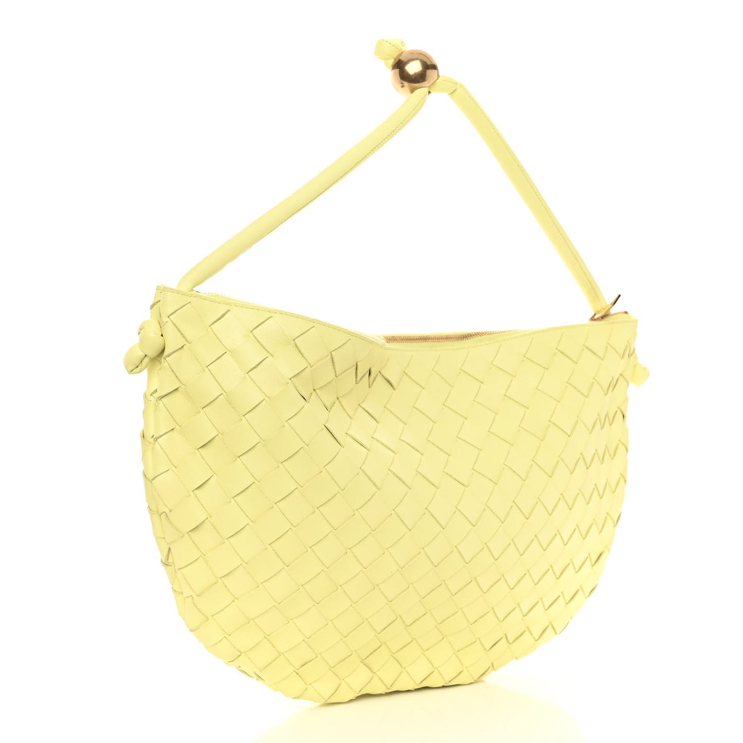 Nappa Intrecciato Medium Turn Pouch Lantern