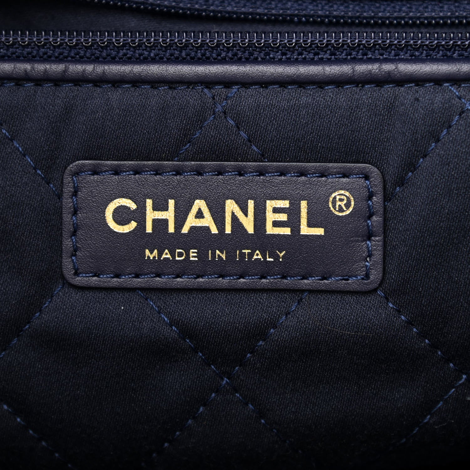 Chanel Shiny Caviar Quilted Chanel 22 Dark Blue 8 of 12