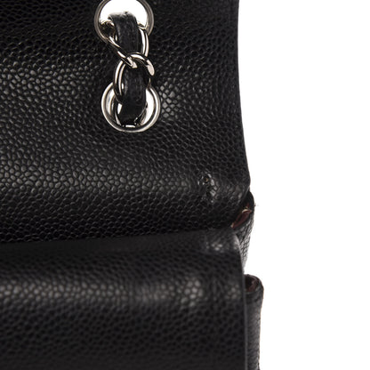 Chanel Caviar Quilted Jumbo Double Flap Black 8 of 11