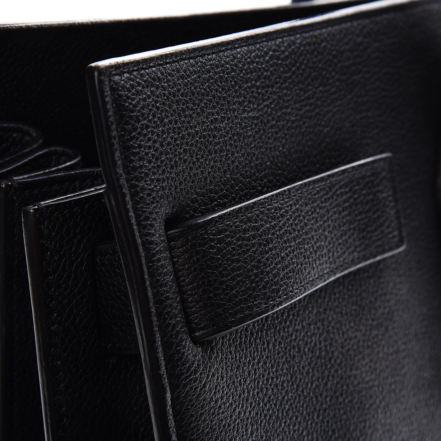 Saint Laurent Grained Calfskin Large Sac De Jour Carryall Black 16 of 18