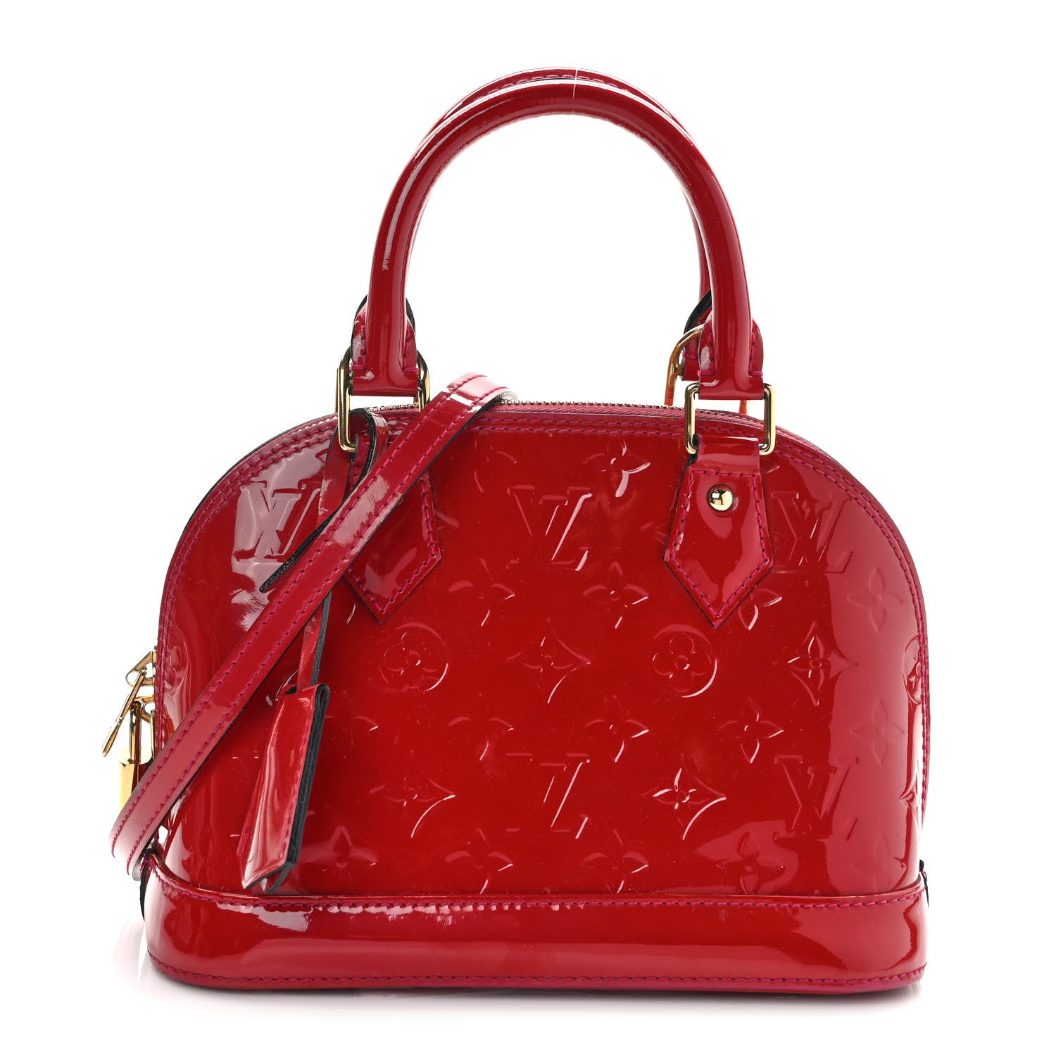 Louis Vuitton Vernis Alma BB Cherry 1 of 8