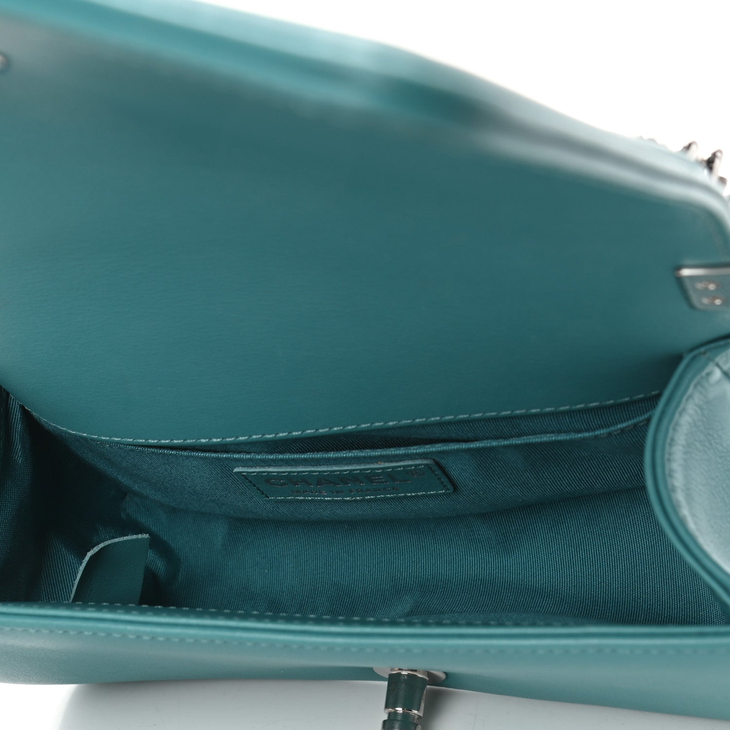 Chanel Calfskin Quilted Small Boy Flap Turquoise 5 of 9