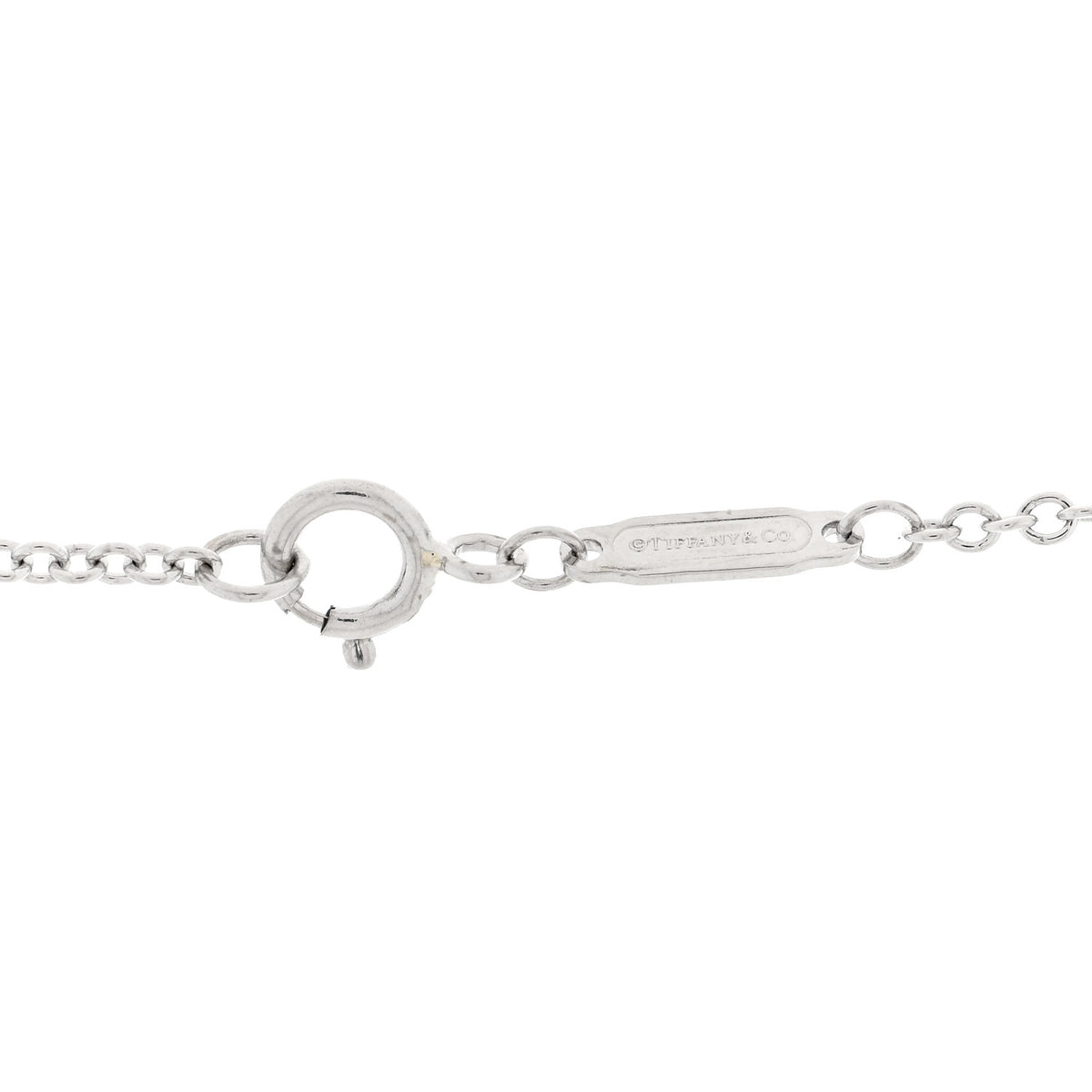 18K White Gold Diamond Knot Pave Necklace