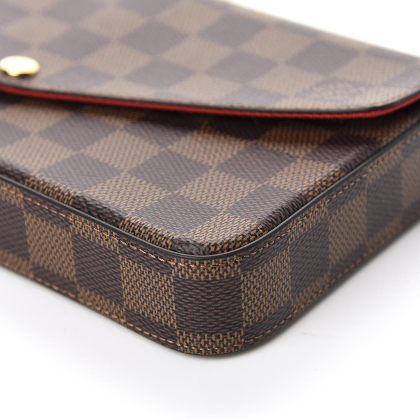 Damier Ebene Pochette Felicie Chain Wallet