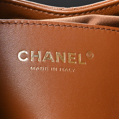 Chanel Goatskin Quilted Small Chanel 25 Handbag Camel 6 of 11