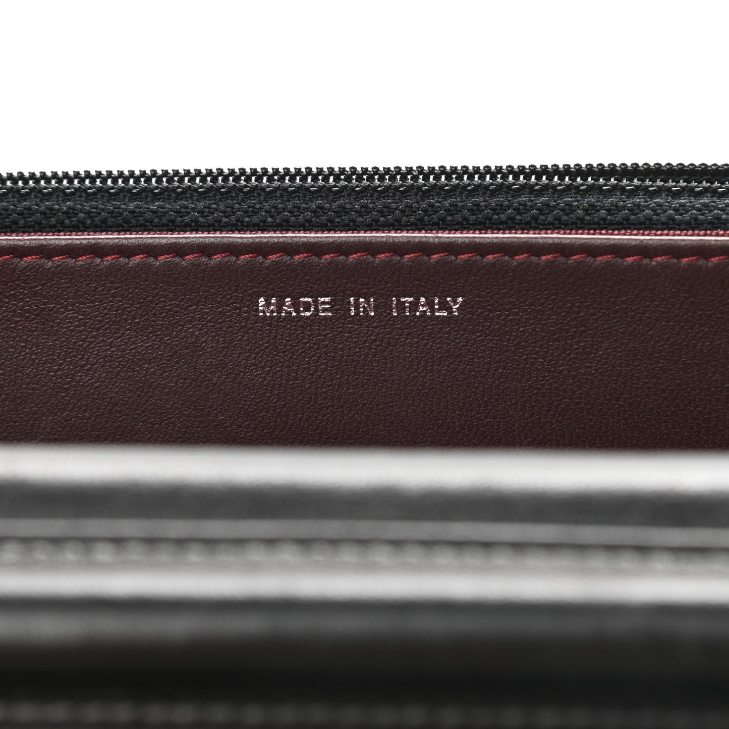 Lambskin Quilted Wallet On Chain WOC Black